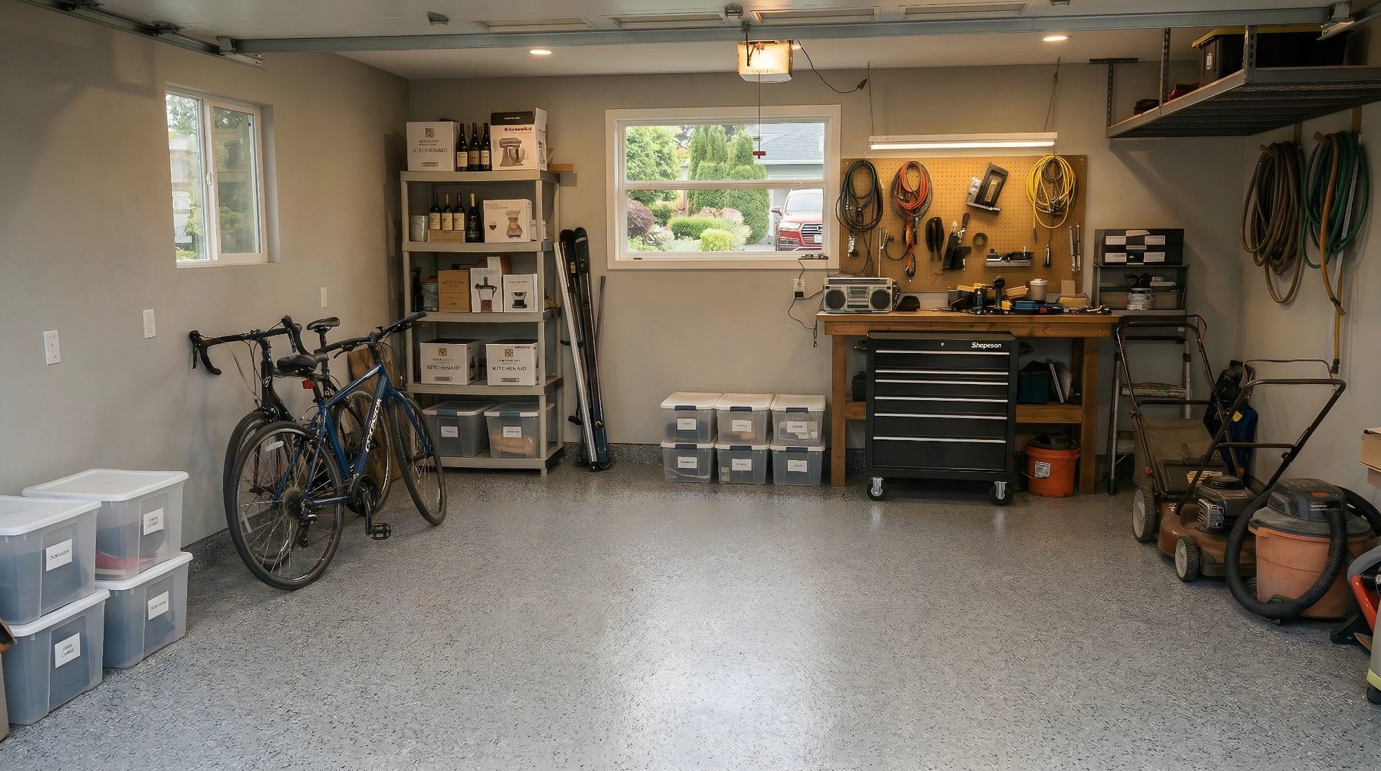 Garage after cleanout