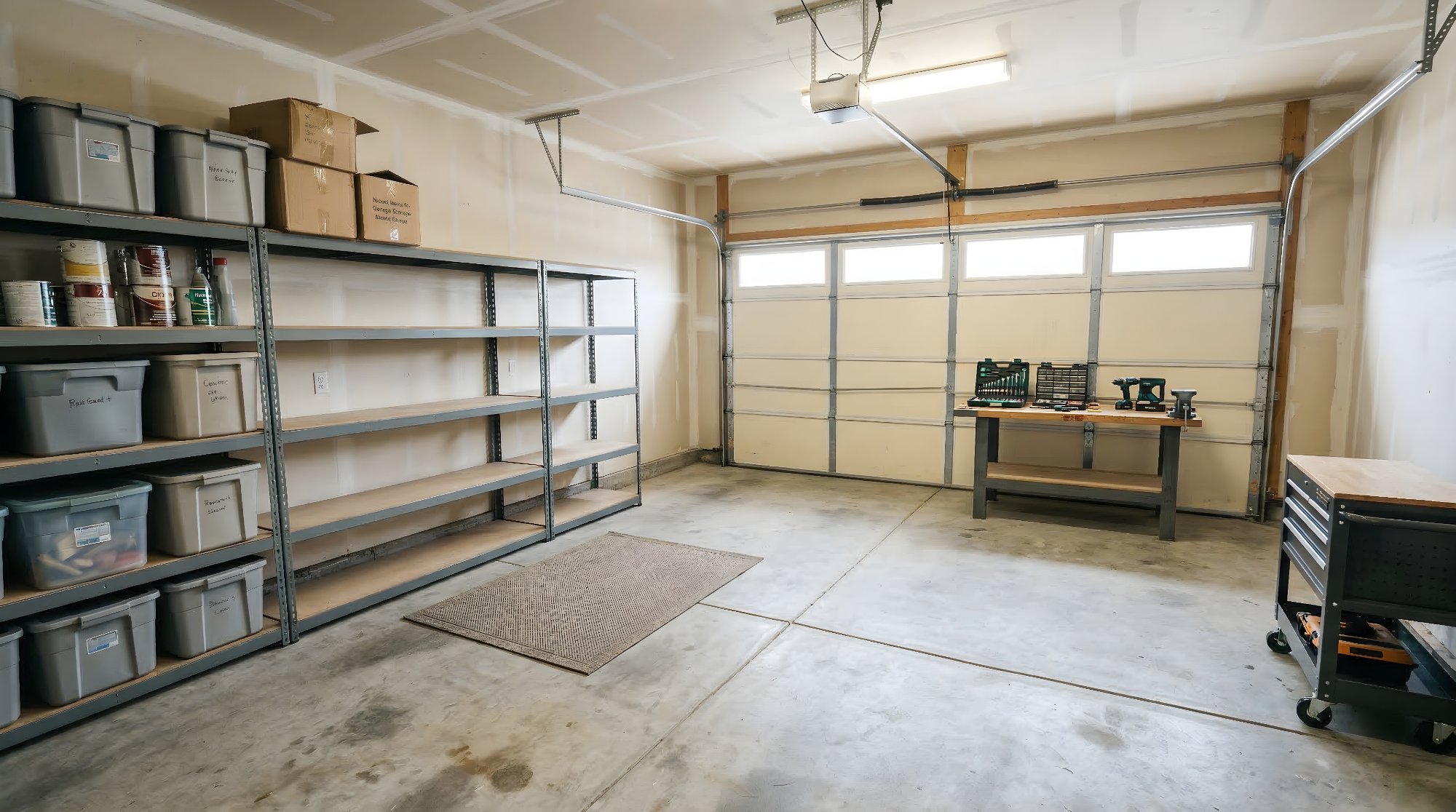 Garage after cleanout